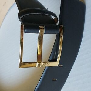 DKNY Italian Calfskin Bark Brown Belt sz M